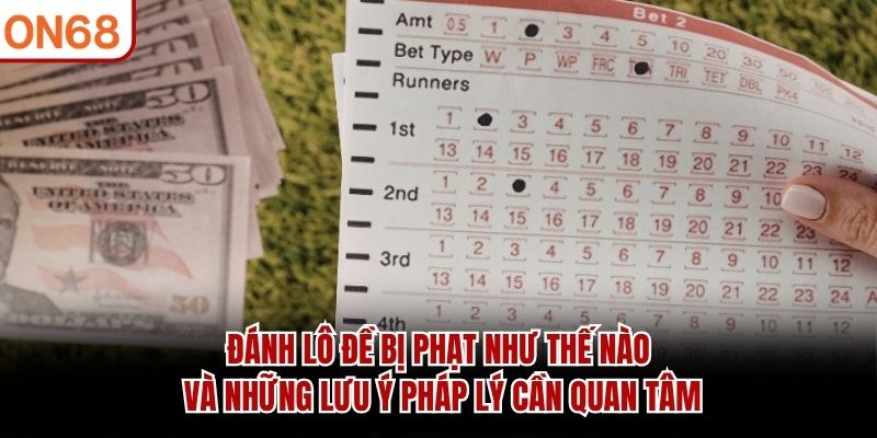 Đánh lô đề bị phạt như thế nào và những lưu ý pháp lý cần quan tâm đánh lô đề bị phạt như thế nào